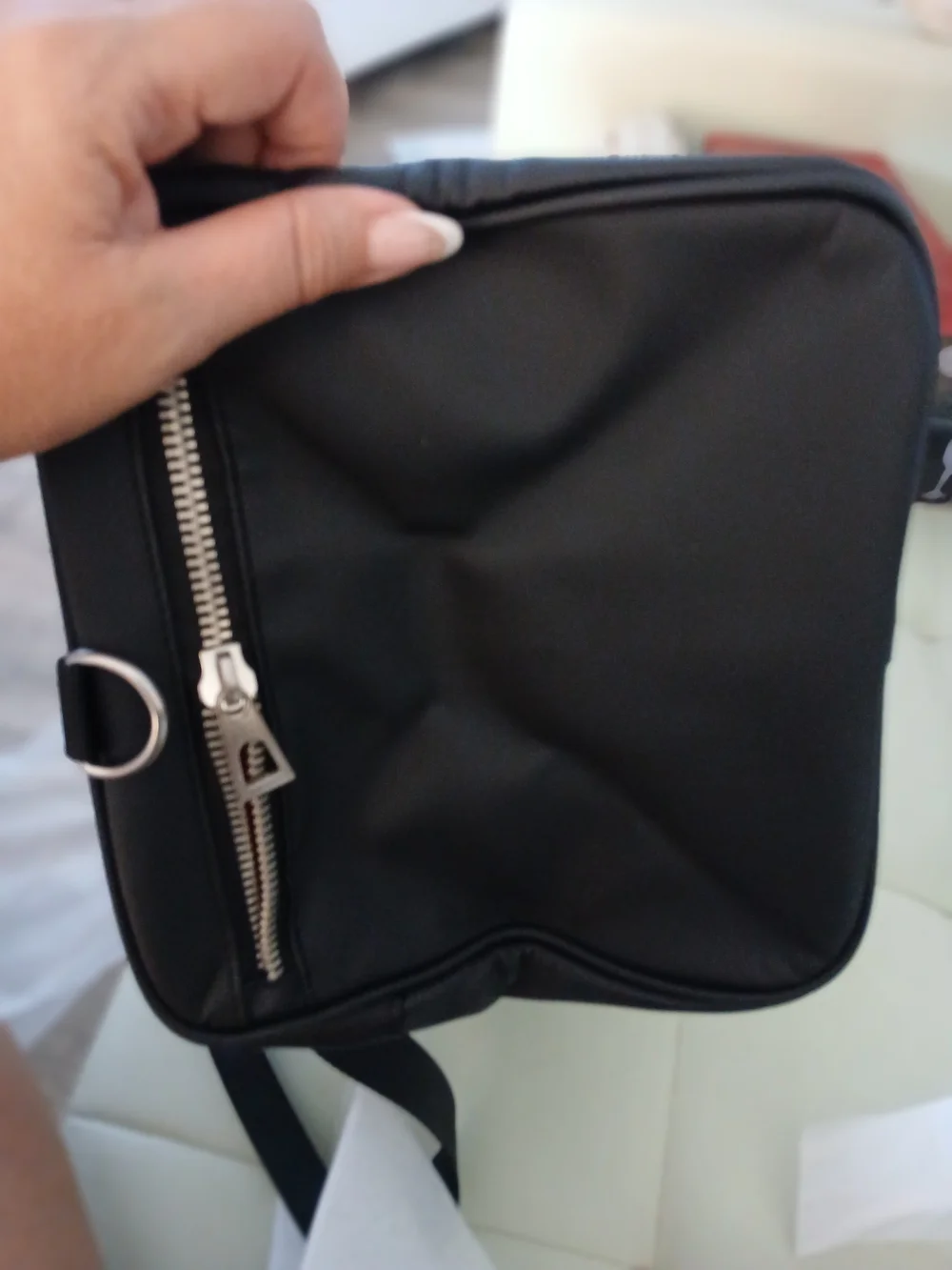 Versace Men’s Black Logo Travel Duffle Bag